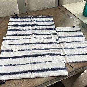 Serena & Lily Navy and White Capitola Stripe Pillow Sham